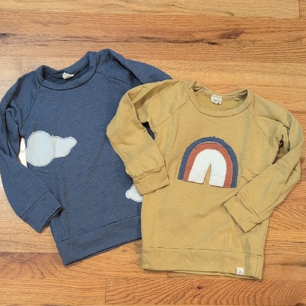 Kids' Blue and Tan Sweatshirts